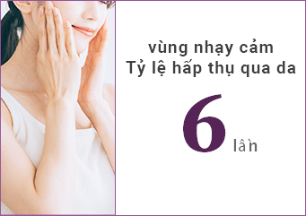 So sánh với da mặt